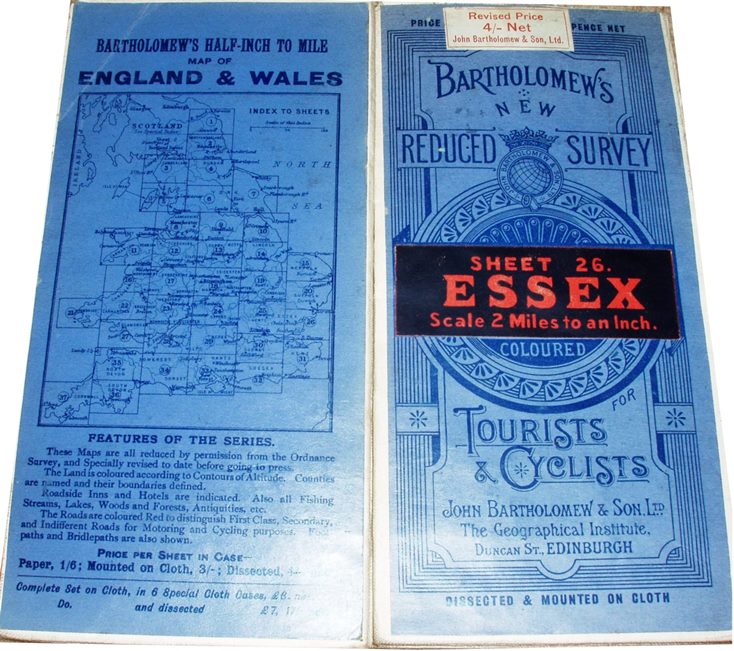 Bartholomew 1914 blue cover